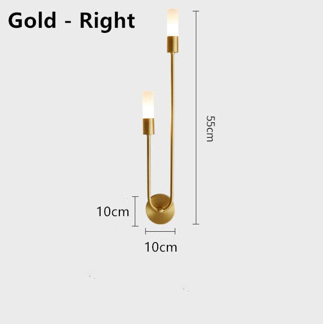 Sally Minimalist U-Shaped LED Wall Sconce Norenza