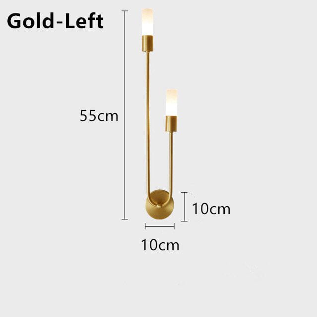 Sally Minimalist U-Shaped LED Wall Sconce Norenza