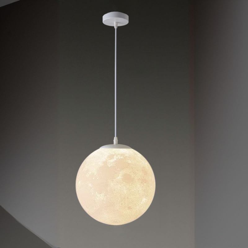 Sandyha Full Moon LED Hanging Light for Table Bar 10" (25 cm) Norenza