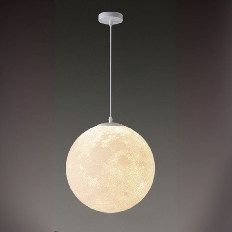Sandyha Full Moon LED Hanging Light for Table Bar 12" (30 cm) Norenza