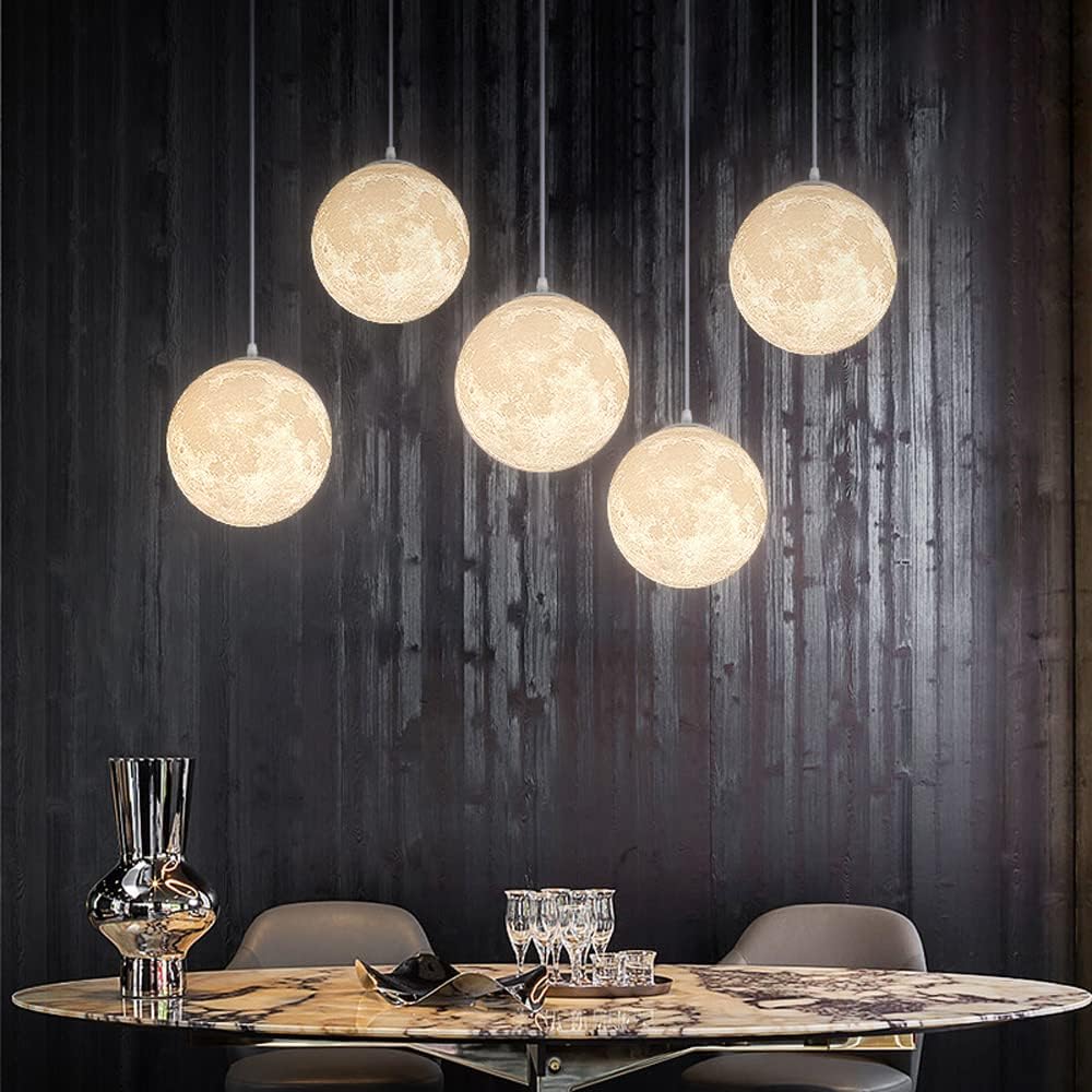 Sandyha Full Moon LED Hanging Light for Table Bar Norenza
