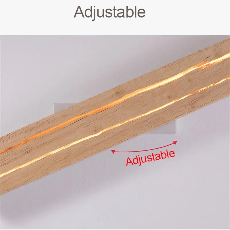 Scandinavian Cracked Wood Wall Sconce Norenza