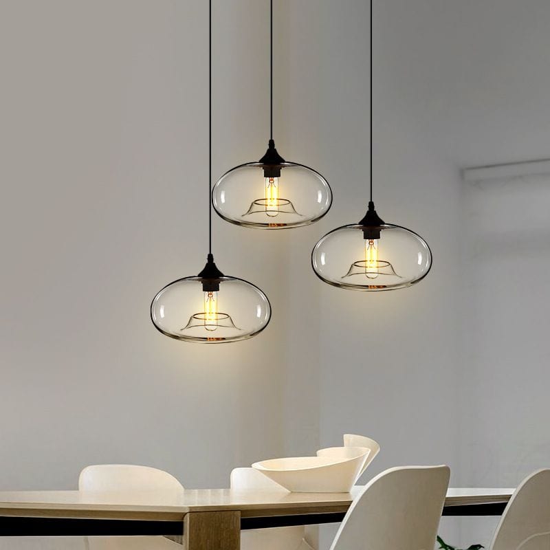 Scandinavian Glass Pendant Lights in Various Shapes Norenza