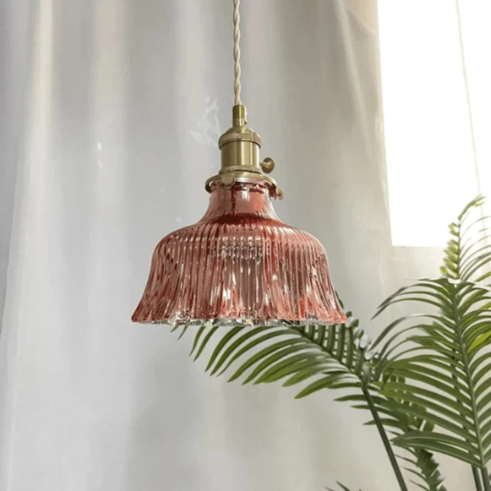 Scandinavian Green Glass Pendant Light Norenza