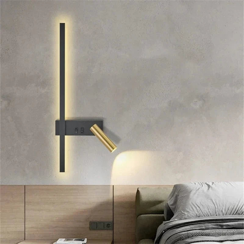 Scandinavian Wall Bedside Lamp for Modern Interiors Norenza