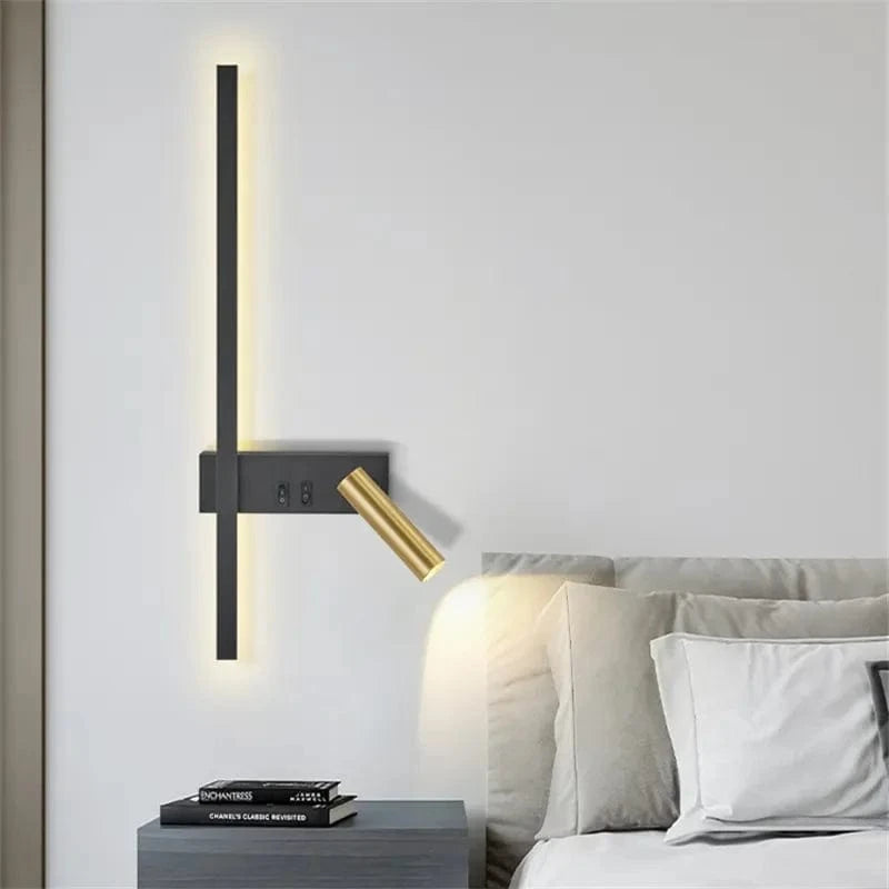Scandinavian Wall Bedside Lamp for Modern Interiors Norenza