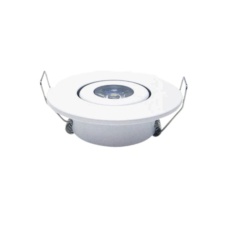 Set of 10 Adjustable Integrated Mini LED Spotlights White Norenza