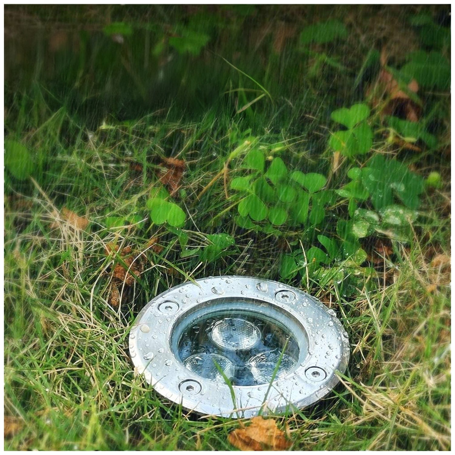 Set of 8 LED Recessed Lights for Outdoor Garden and Pathway Lighting Norenza