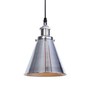 Shorah Industrial Pendant Light with Metal Cone Shade Gray Norenza