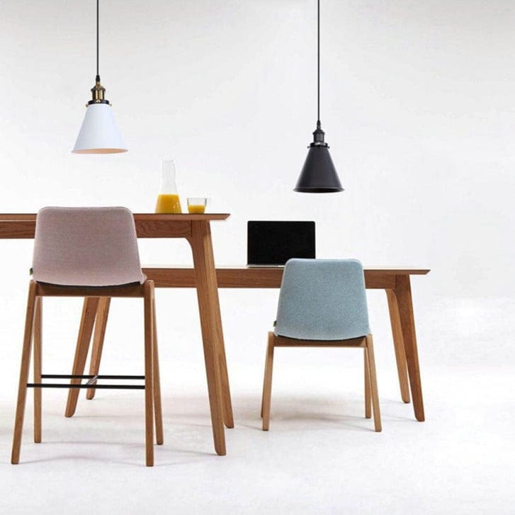 Shorah Industrial Pendant Light with Metal Cone Shade Norenza