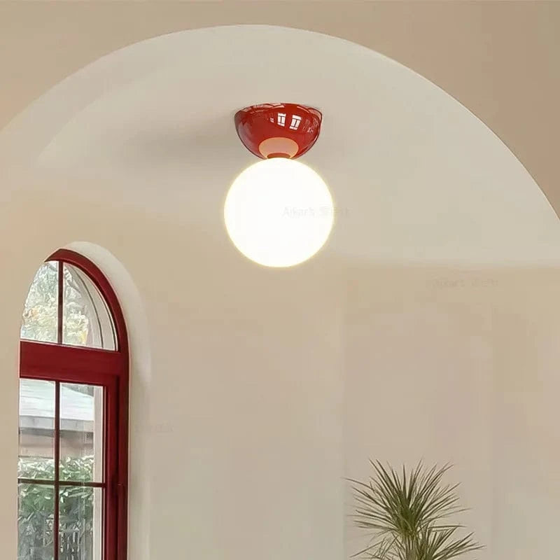 Simple Bauhaus Medieval Style Ceiling Light for Entryway Decor Norenza