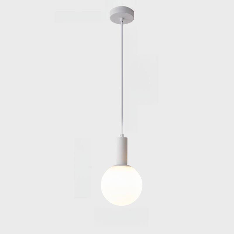 Simple Hanging Bedside Lamp for Interior Decoration White Norenza