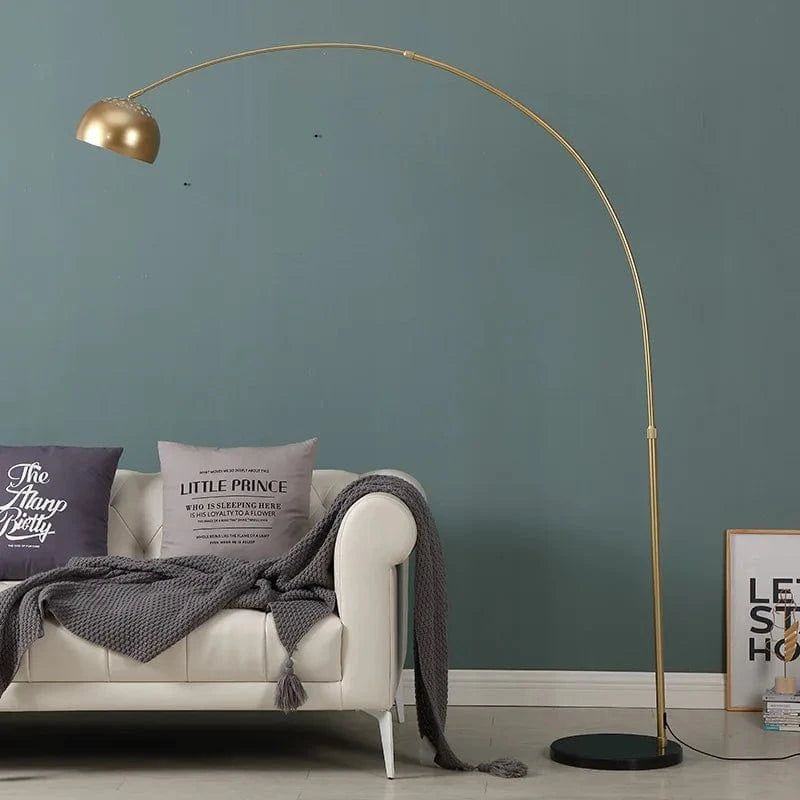 Simple Nordic LED Floor Lamp with Marble Base Norenza