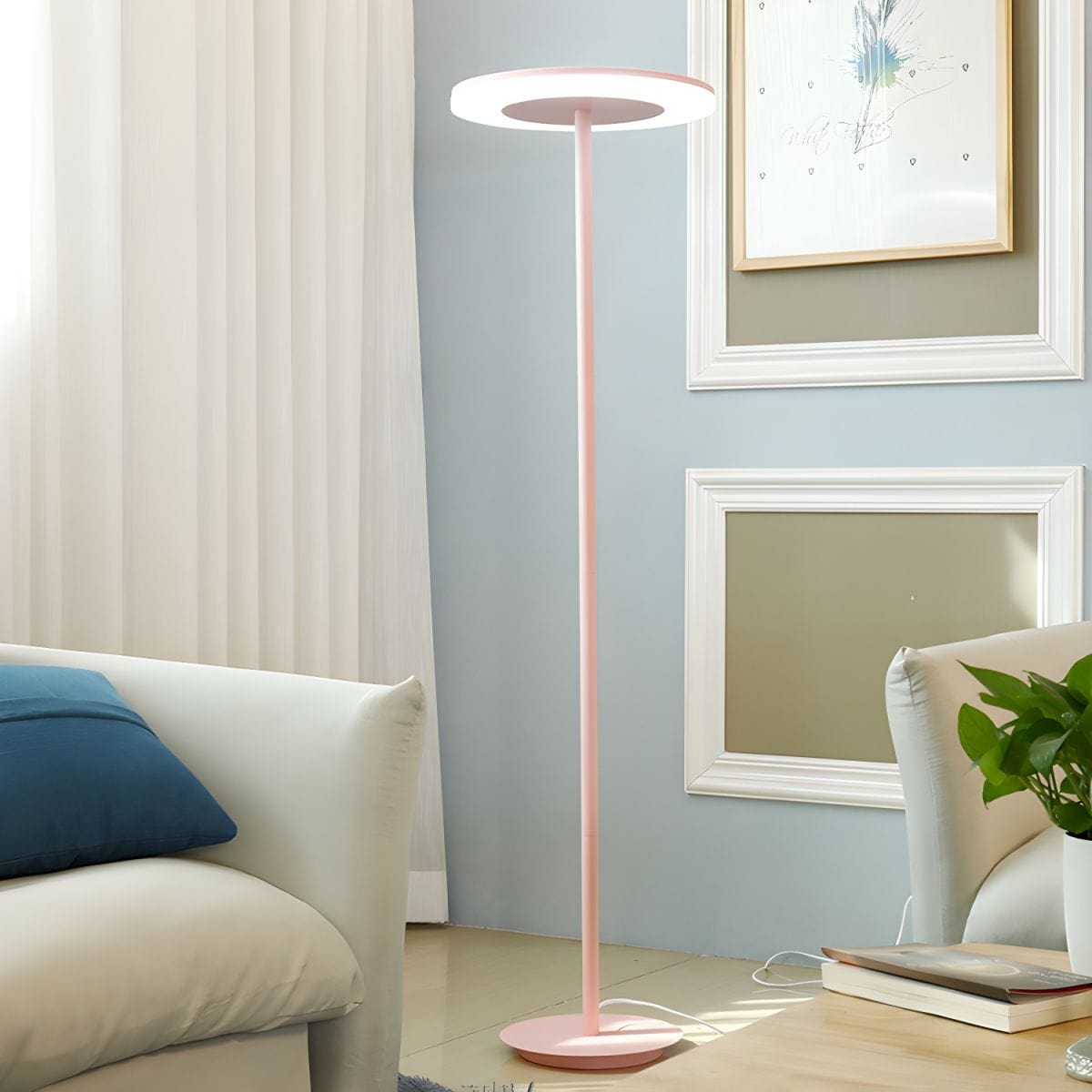 Simplistic LED Mushroom Floor Lamp Norenza