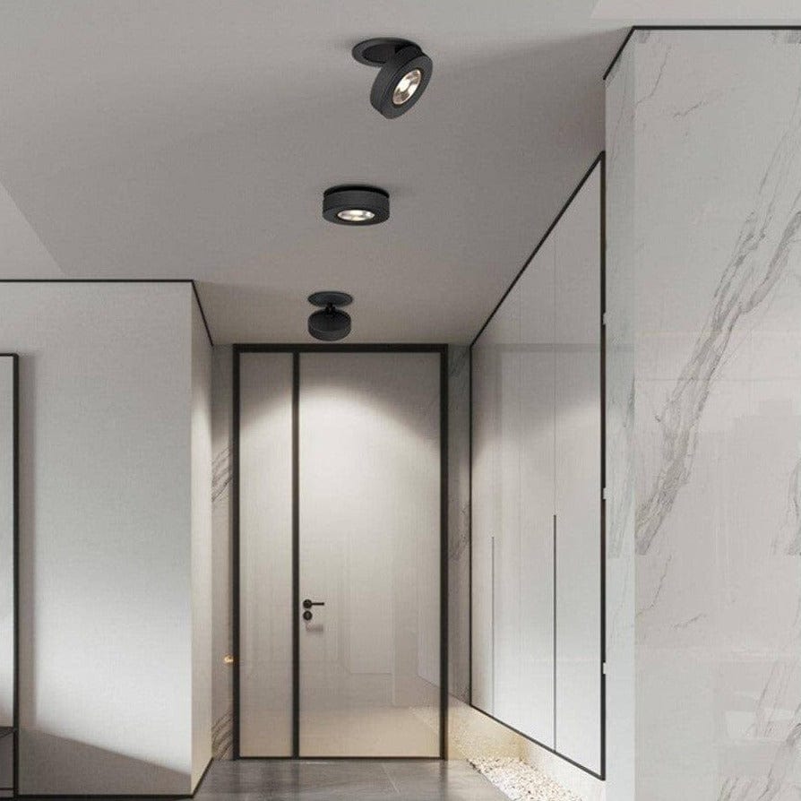 Slim Modern Round Adjustable LED Spotlight Norenza