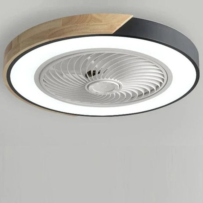 Smart Ceiling Fan with Light and Reversible Blades, 6 Speeds Gray Norenza