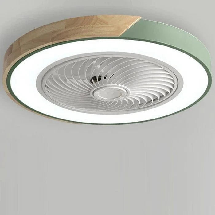 Smart Ceiling Fan with Light and Reversible Blades, 6 Speeds Green Norenza