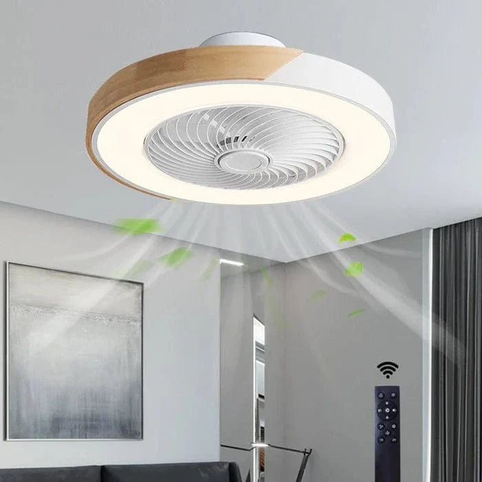 Smart Ceiling Fan with Light and Reversible Blades, 6 Speeds Norenza