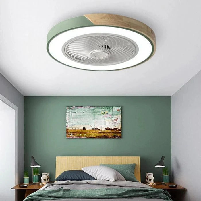 Smart Ceiling Fan with Light and Reversible Blades, 6 Speeds Norenza