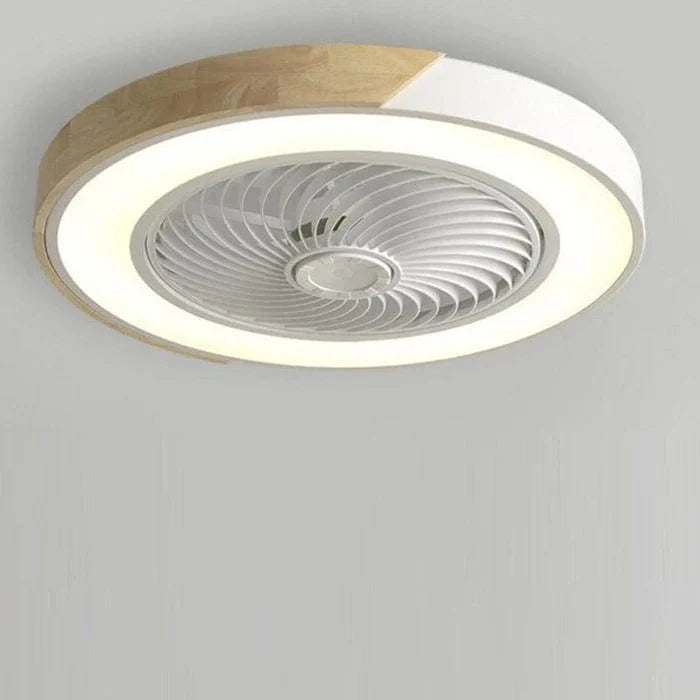 Smart Ceiling Fan with Light and Reversible Blades, 6 Speeds White Norenza