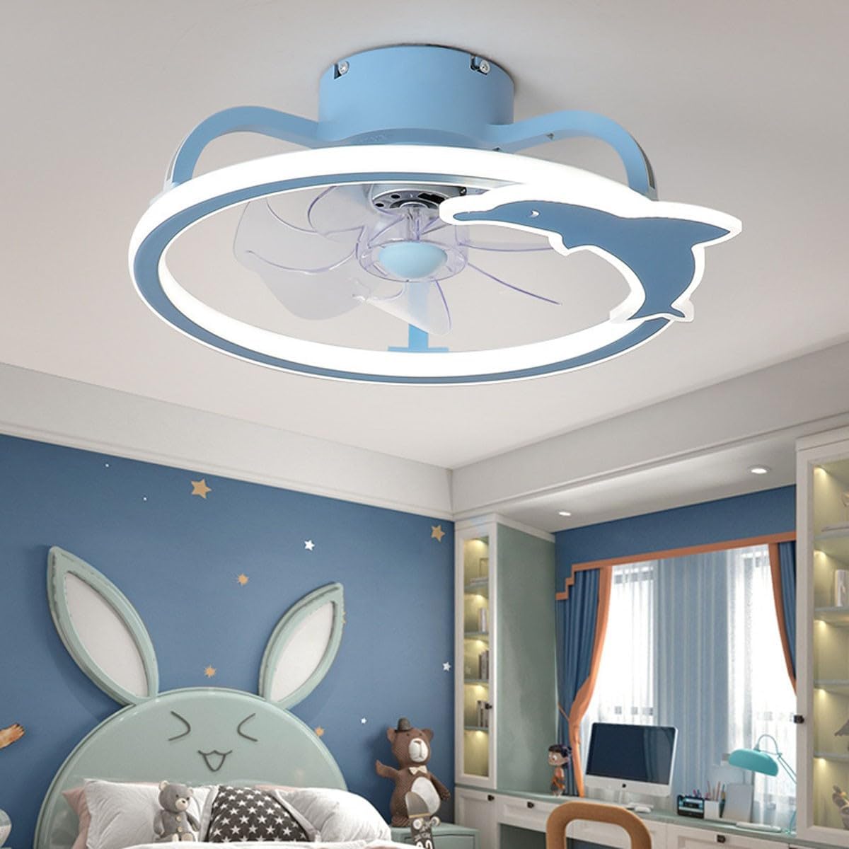 Smart Ceiling Fan with Lights and Remote Control Norenza