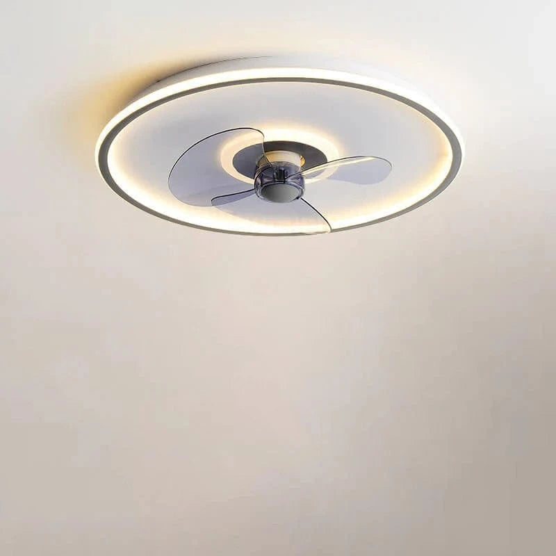 Smart Ceiling Fan with Remote Control and LED Light Black Norenza