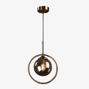 Smoke Glass Hanging Pendant Light Norenza