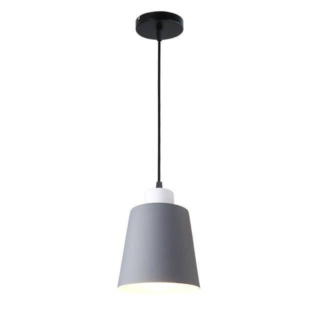Smuxi Simple Shade Pendant Light Gray Norenza