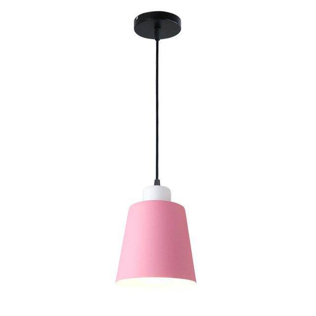 Smuxi Simple Shade Pendant Light Pink Norenza