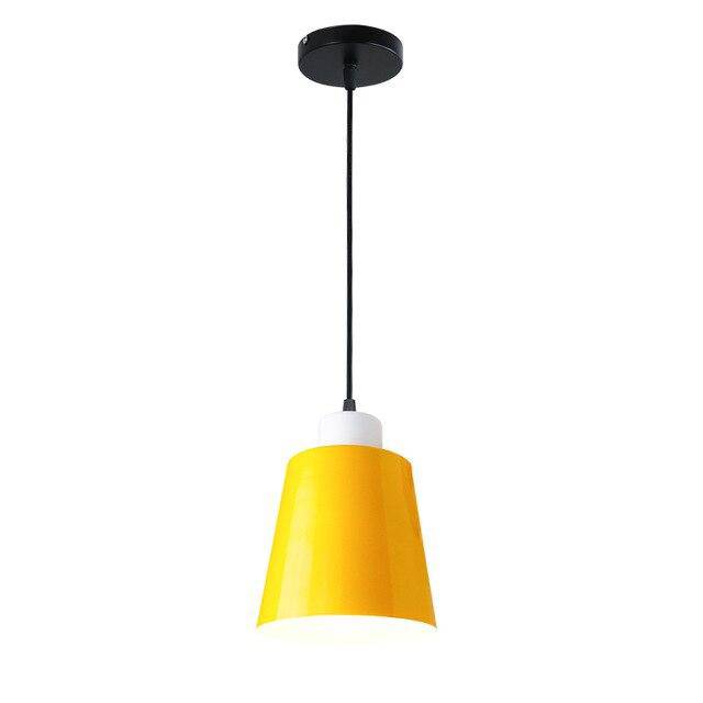Smuxi Simple Shade Pendant Light Yellow Norenza