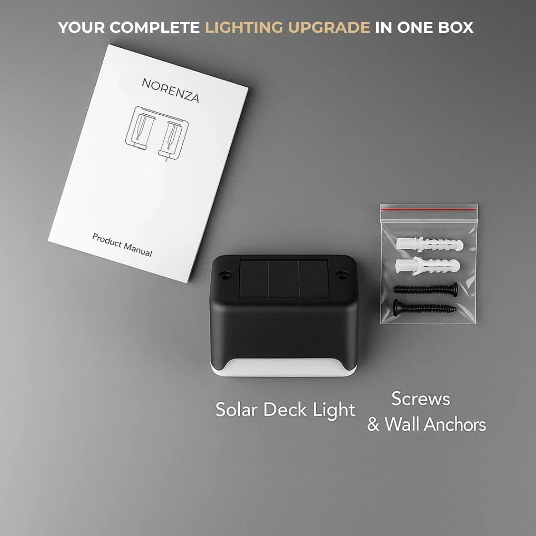 Solar Deck Lights Norenza