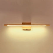 Solid Wood LED Bathroom Mirror Wall Light Norenza