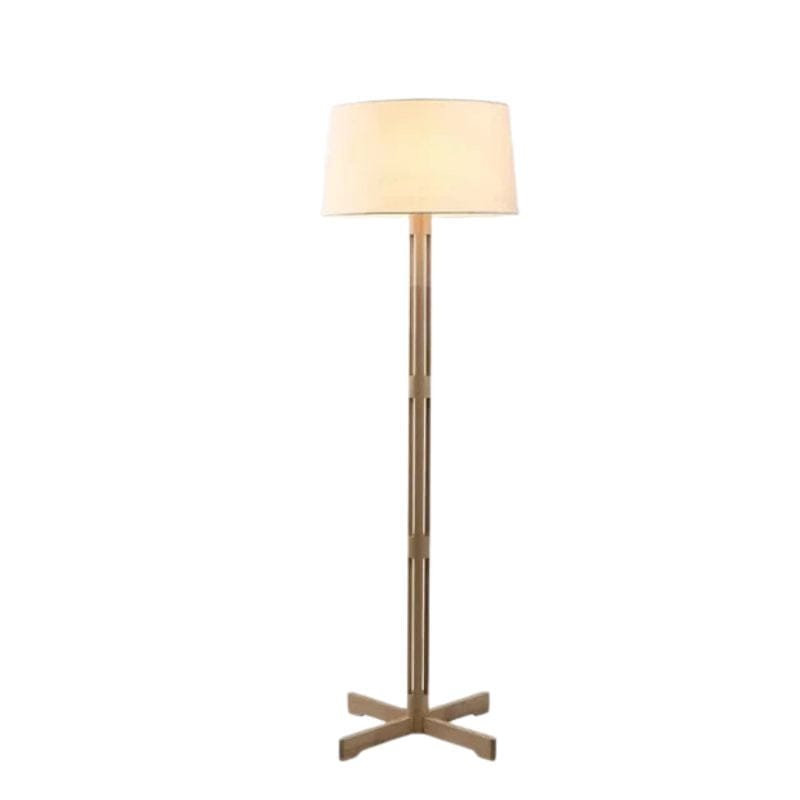 Solid Wood Wabi-Sabi Floor Lamp - Japanese Zen Decorative Light Natural Wood Norenza