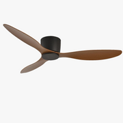 Modern Low-Profile 30W DC Ceiling Fan with Remote Control