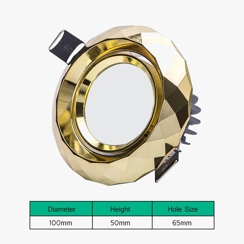 Dimmable Thick Aluminum LED Recessed Spotlight