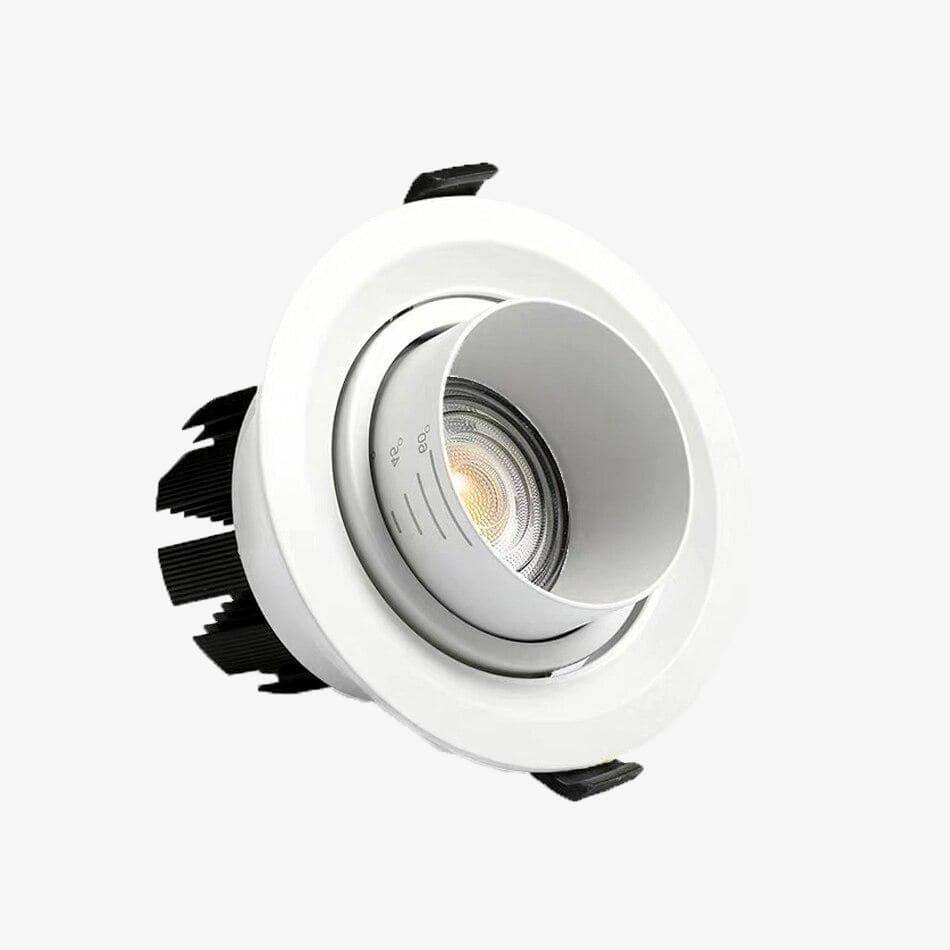 Adjustable Round LED Recessed Light Fixture - Loft Style