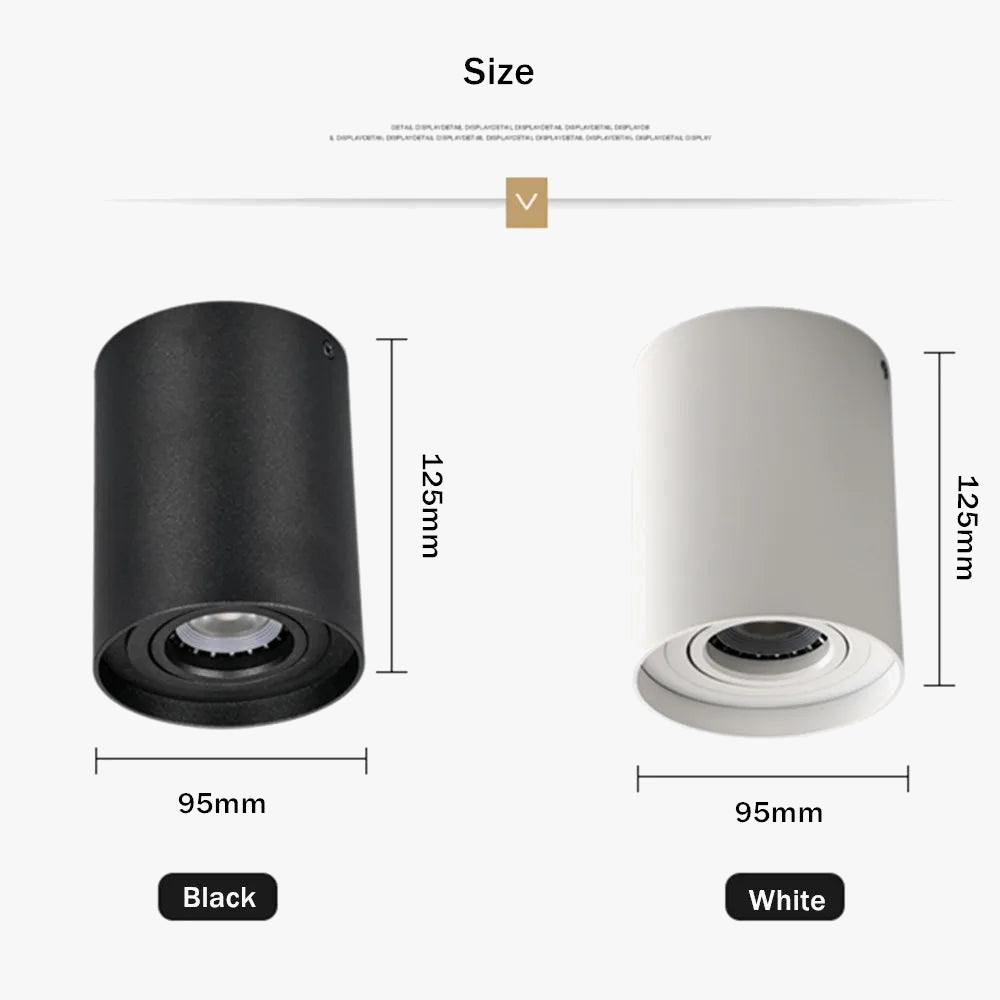 Adjustable Surface-Mounted GU10 LED Spot Light for Ceiling
