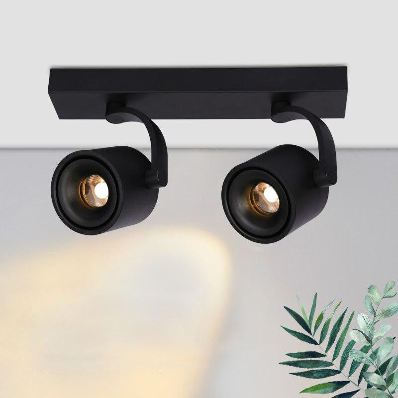 Modern LED Double Cone Spotlight with Rotating Body