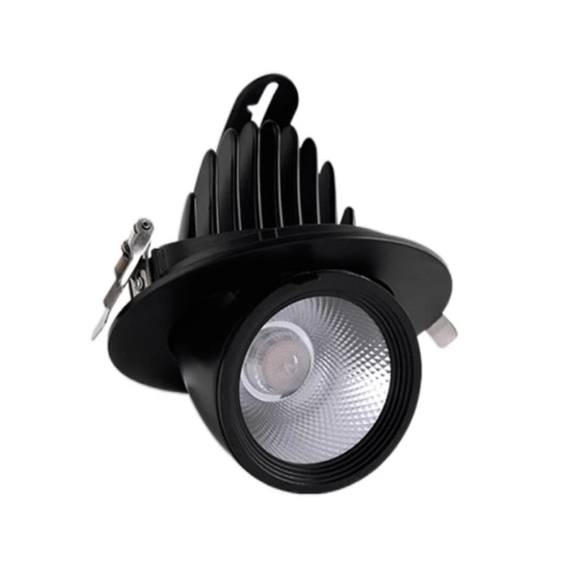 Adjustable 360-Degree LED Recessed Spotlight with Dimmable Brightness