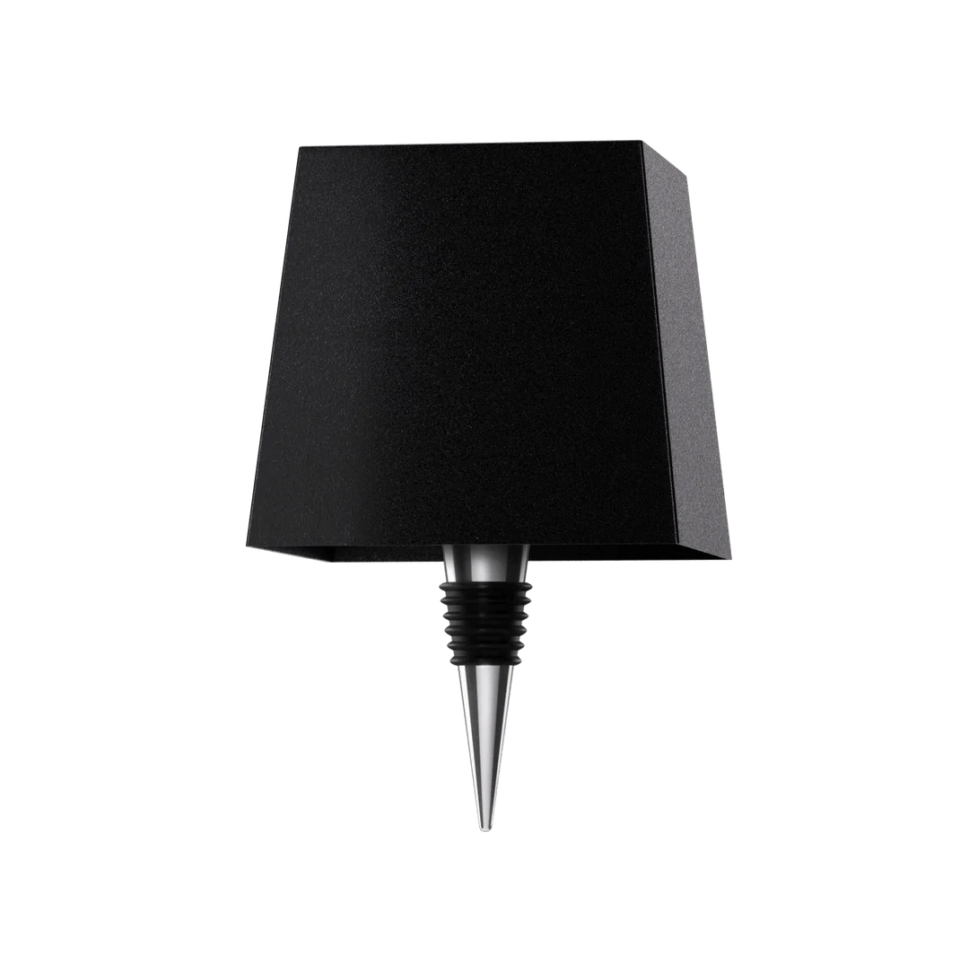 Square Bottle Lamp Black Norenza