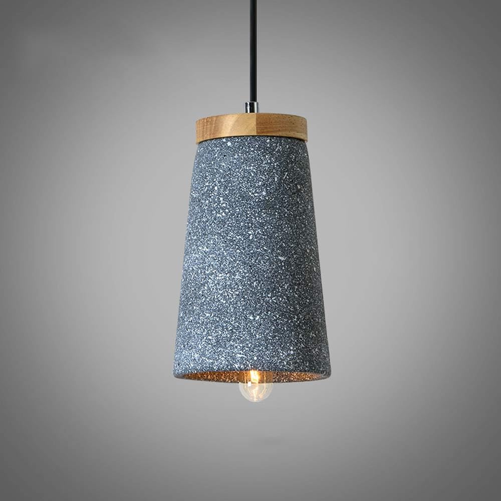 Stone Shade LED Suspension Design Light Blue Norenza