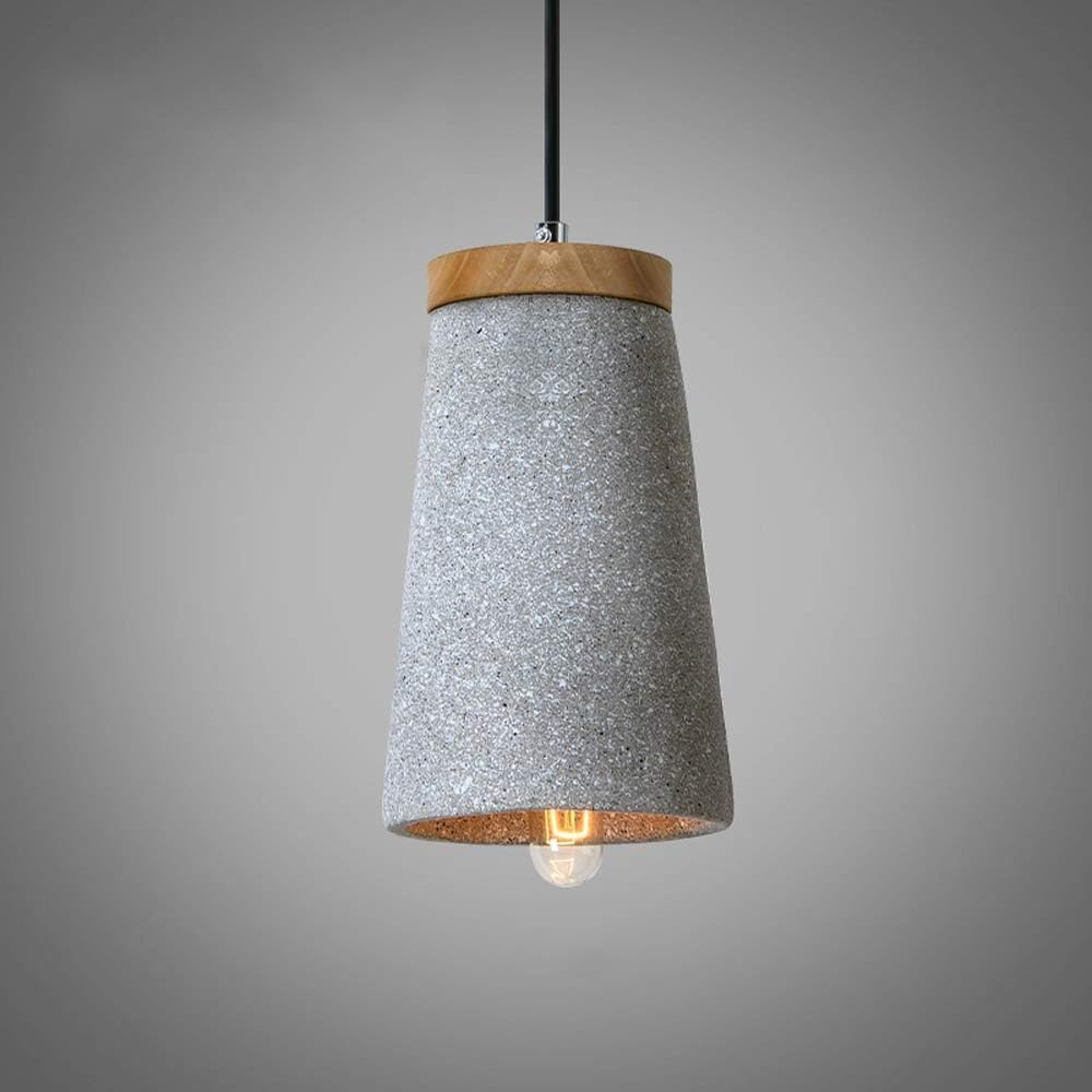 Stone Shade LED Suspension Design Light Gray Norenza