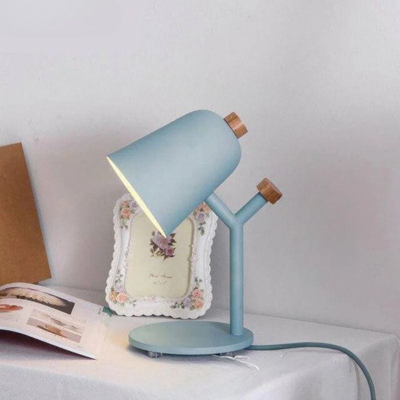 Stylish Branch Desk or Nightstand Lamp Blue Norenza