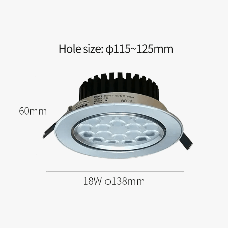 Super Bright Adjustable Angle LED Recessed Spot Light for Store Norenza