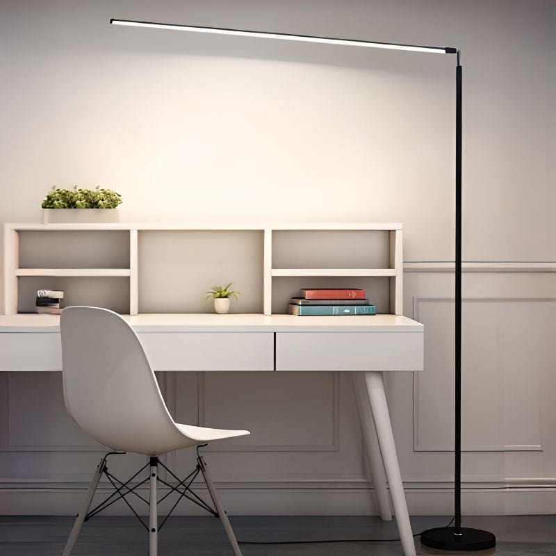 Super Bright LED Floor Lamp - Minimalist Reading Light for Living Room and Bedroom Norenza