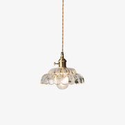 Retro Lodge Glass Shade Pendant Light