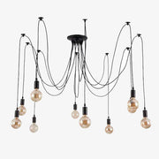 Suspension Design with Cable Hanging Lamps for Dining