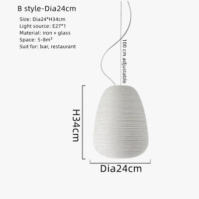 Nordic Glass Pendant Light for Home Decor