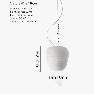 Nordic Glass Pendant Light for Home Decor