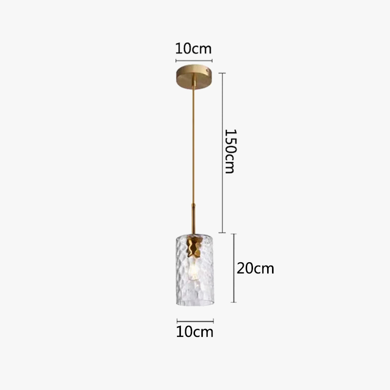 Nordic LED Glass Pendant Light for Kitchen Lighting